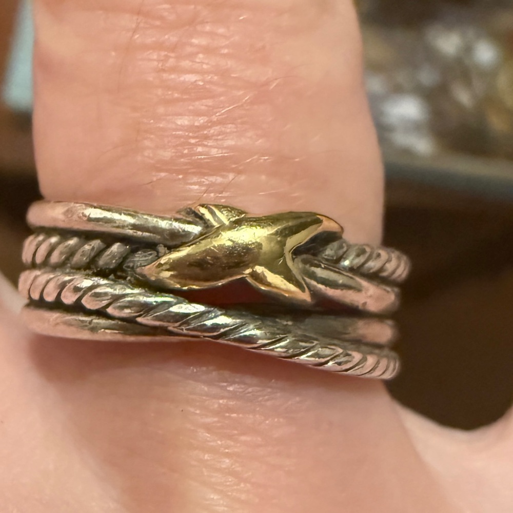 David Yurman X Crossover Ring-Size 7